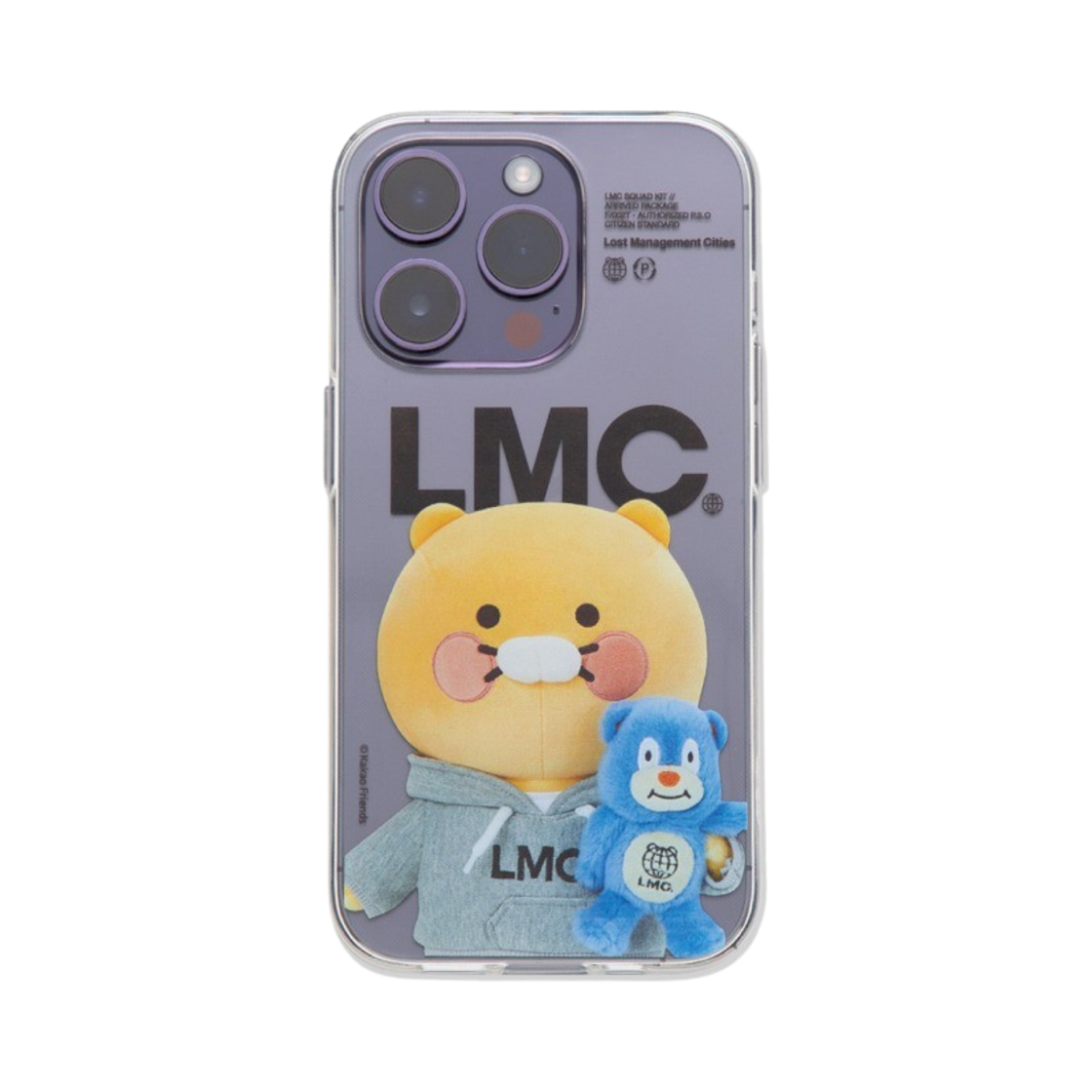 카카오 x LMC 아이폰 케이스 춘식 화이트(Kakao x LMC iPhone Case Choonsik White)