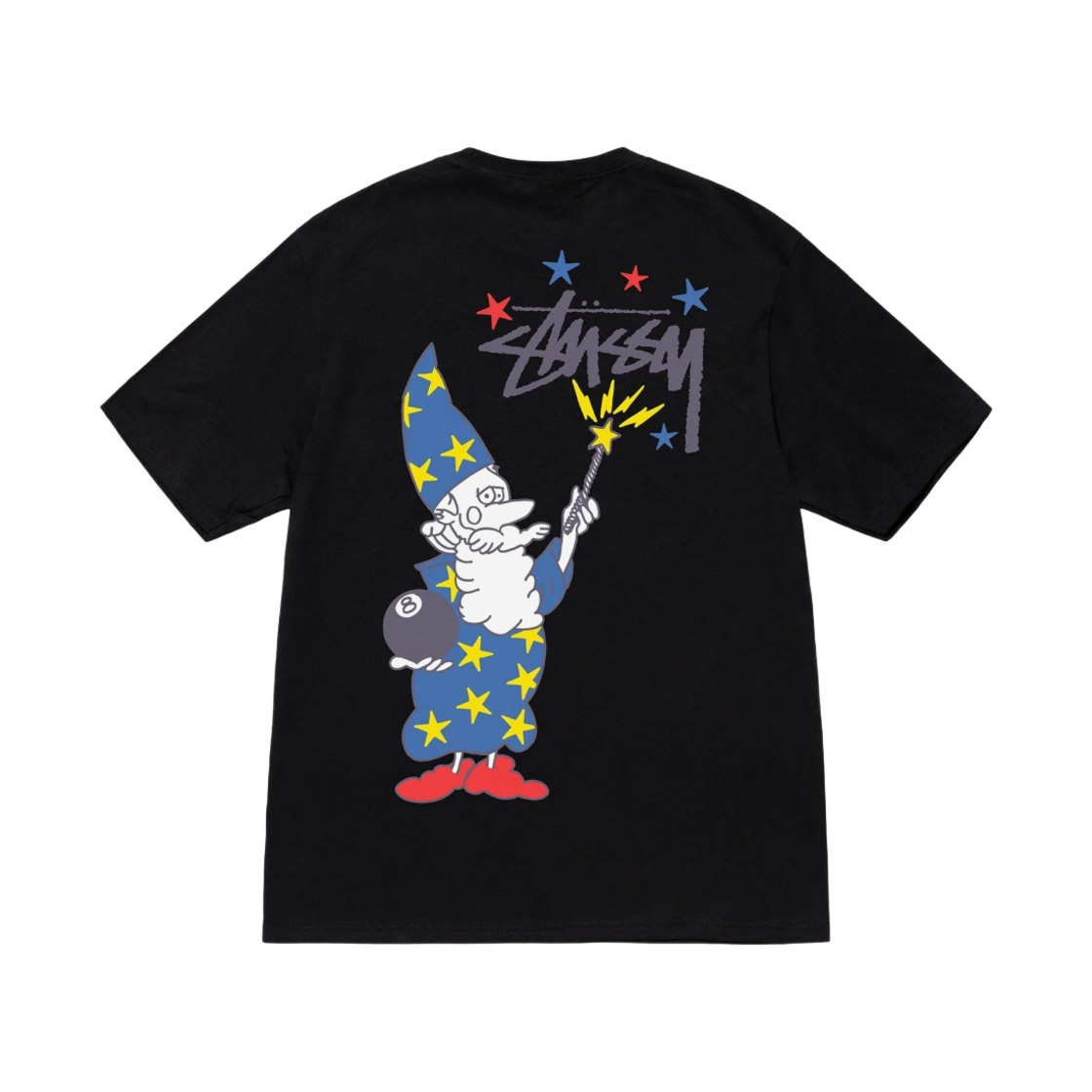 스투시 위자드 티셔츠 블랙