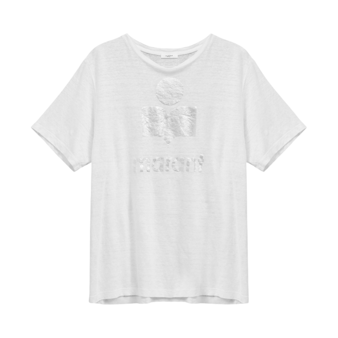 (W) 이자벨 마랑 즈웰 로고 티셔츠 화이트 - 23SS((W) Isabel Marant Zewel Logo T-Shirt White - 23SS)