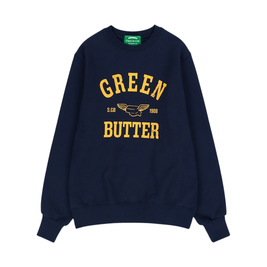 그린버터 버터 윙 스웻셔츠 네이비