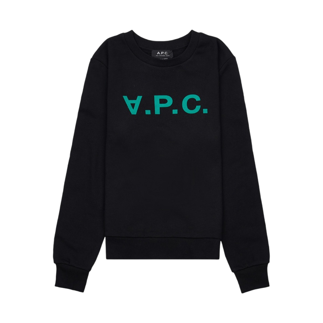 COFAX-F27644-TZH (W) A.P.C. VPC Viva Sweatshirt Black Green