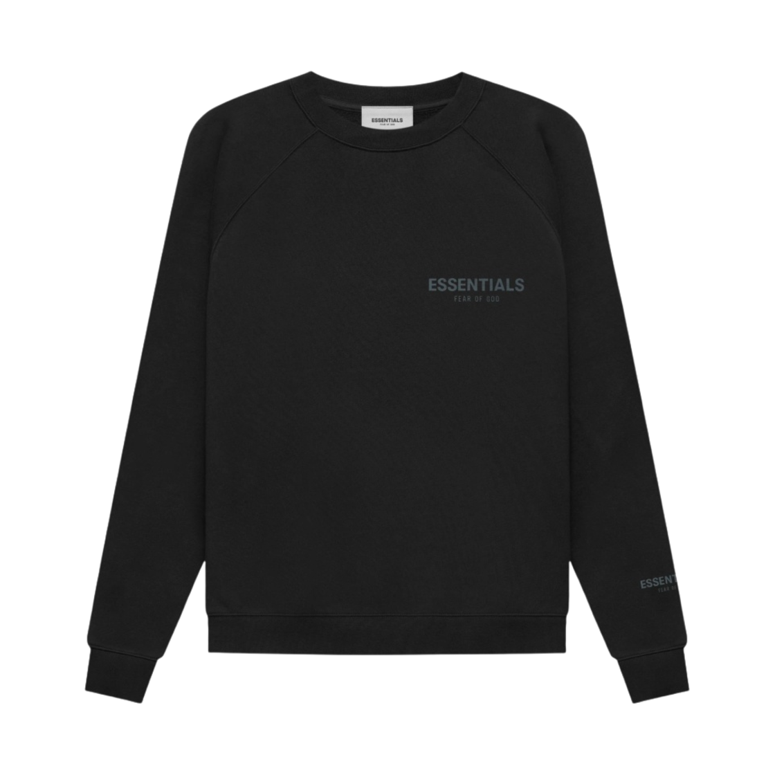 에센셜 코어 컬렉션 풀오버 크루넥 블랙