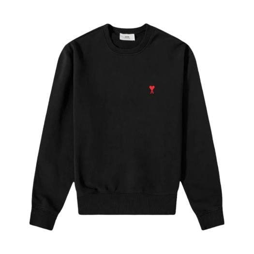E22/BFUSW001-730-001 AMI de Coeur Sweatshirt Black