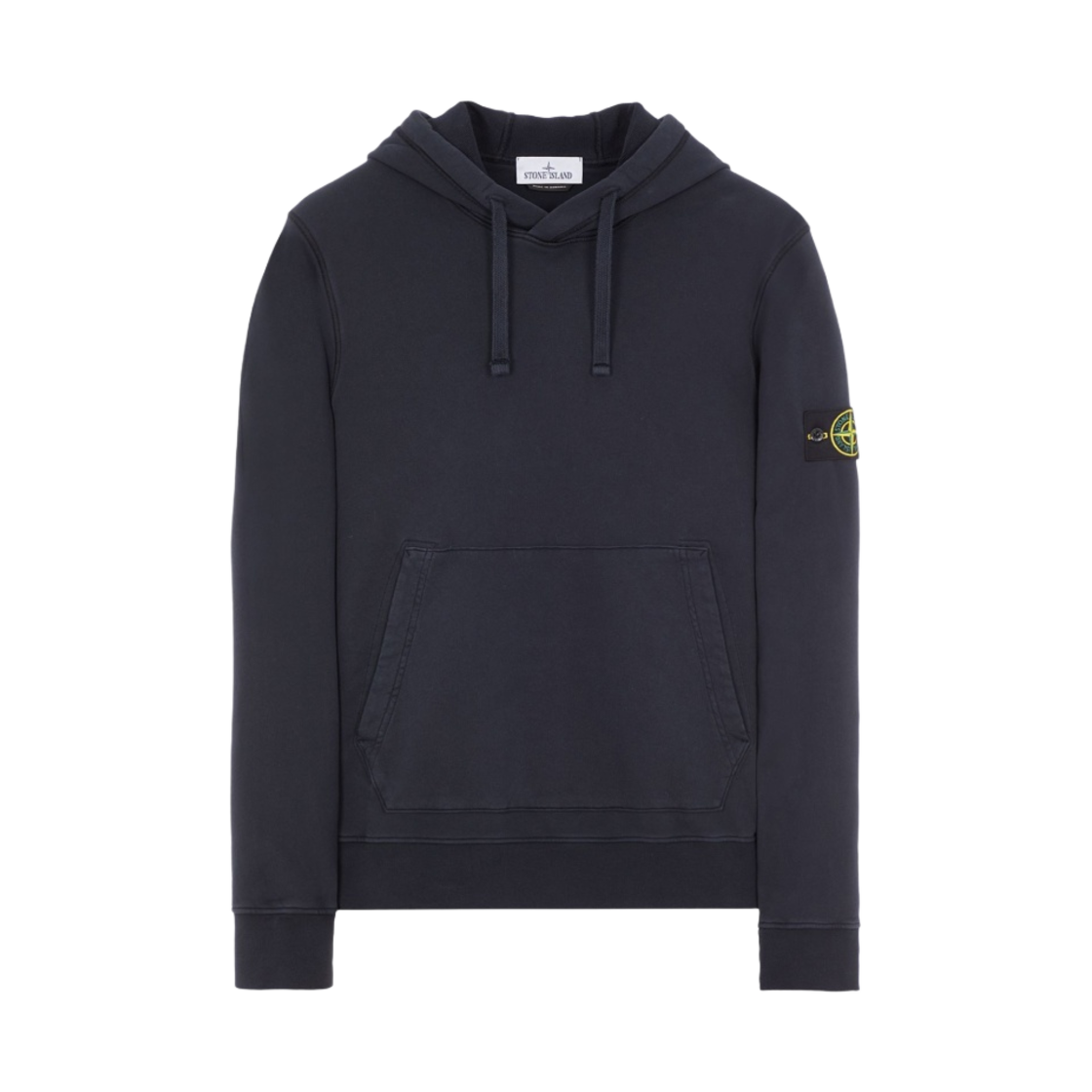 스톤 아일랜드 64151 코튼 플리스 후드 스웨트셔츠 네이비 블루 - 23SS(Stone Island 64151 Cotton Fleece Hooded Sweatshirt Navy Blue - 23SS) - 1