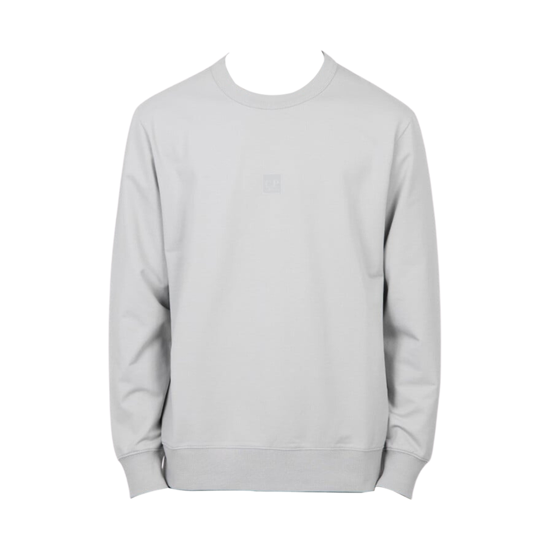 16CLSS230A006452W913 C.P. Company Metropolis Series Stretch Fleece Logo Sweatshirt Drizzle Grey - 24SS
