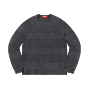 Supreme Small Box Stripe Sweater Black - 23SS