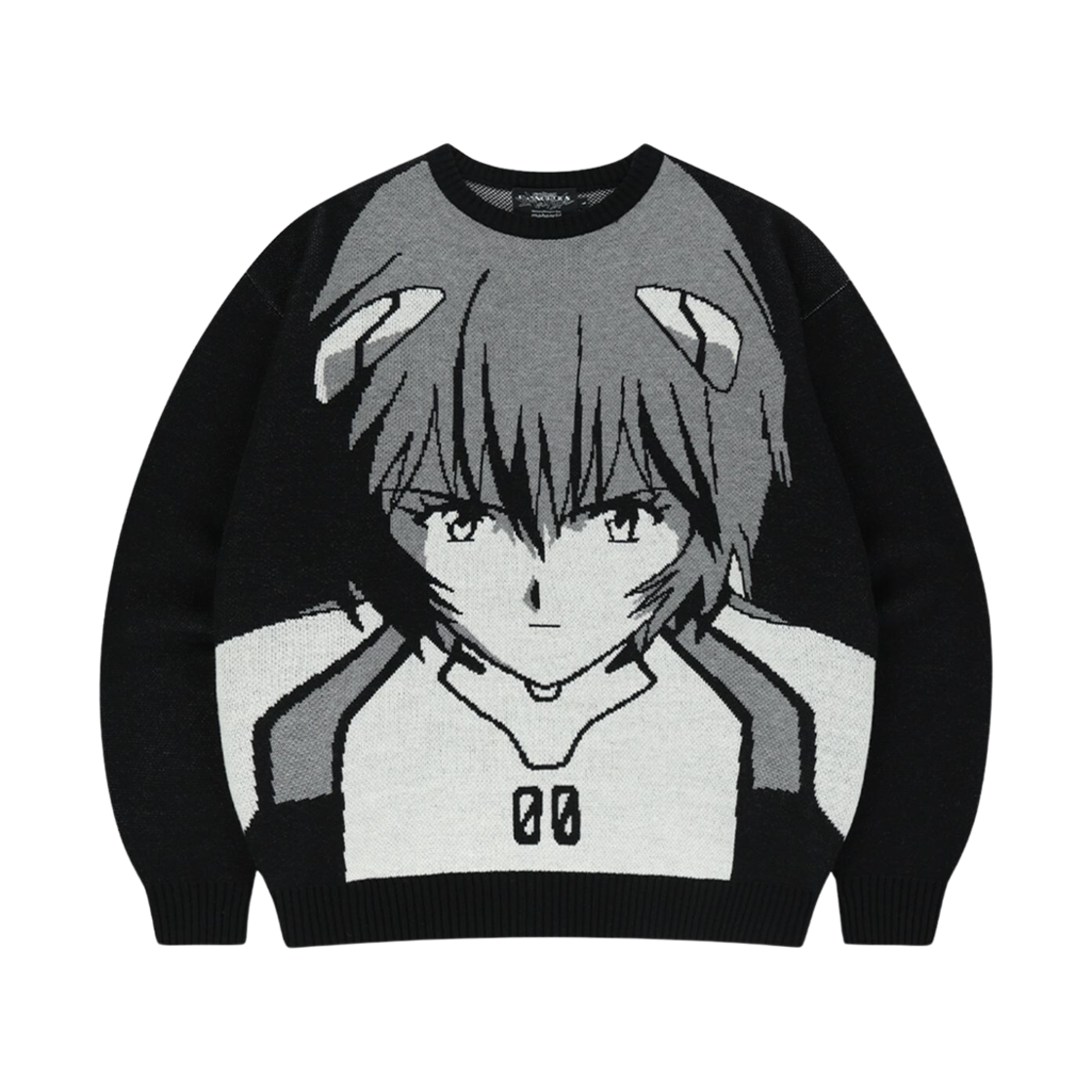 마하그리드 x 에반게리온 레이 니트 블랙(Mahagrid x Evangelion Rei Knit Black)