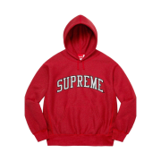 Supreme Glitter Arc Hooded Sweatshirt Red - 23SS