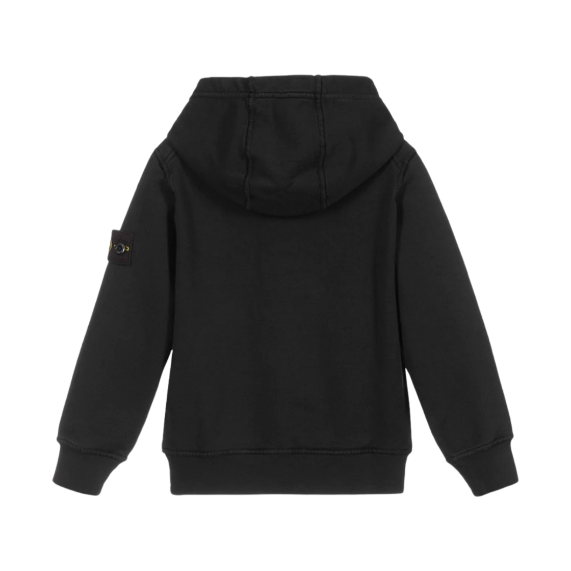 (키즈) 스톤 아일랜드 61640 코튼 플리스 후드 스웨트셔츠 블랙 - 22FW((Kids) Stone Island 61640 Cotton Fleece Hooded Sweatshirt Black - 22FW) - 2