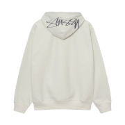 Stussy Back Applique Hoodie Stone