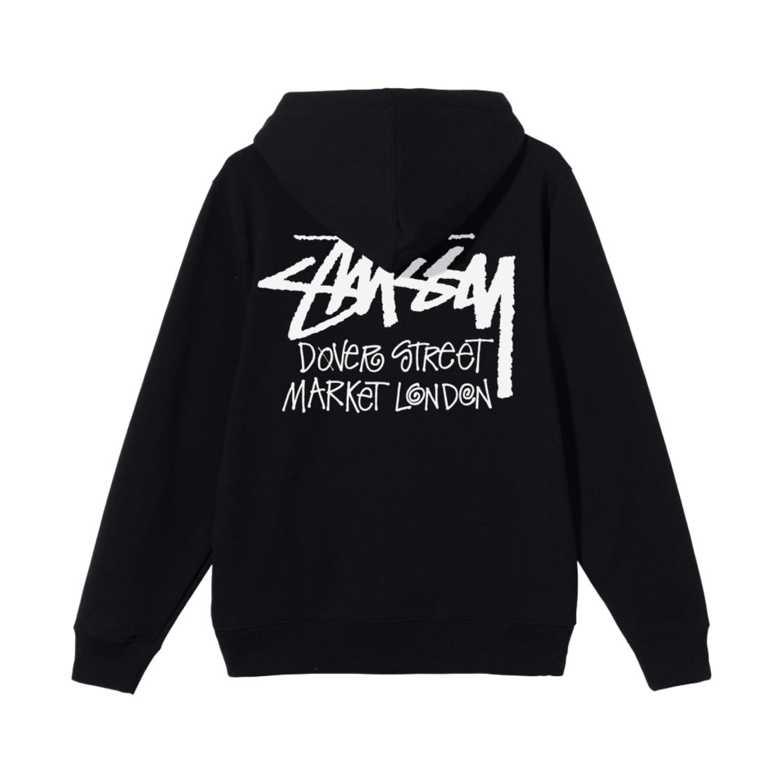 스투시 스탁 도버 스트리트 마켓 런던 후드 블랙 2021