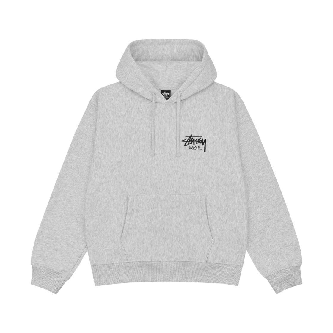 스투시 스탁 서울 후드 애쉬 헤더 2023(Stussy Stock Seoul Hood Ash Heather 2023)