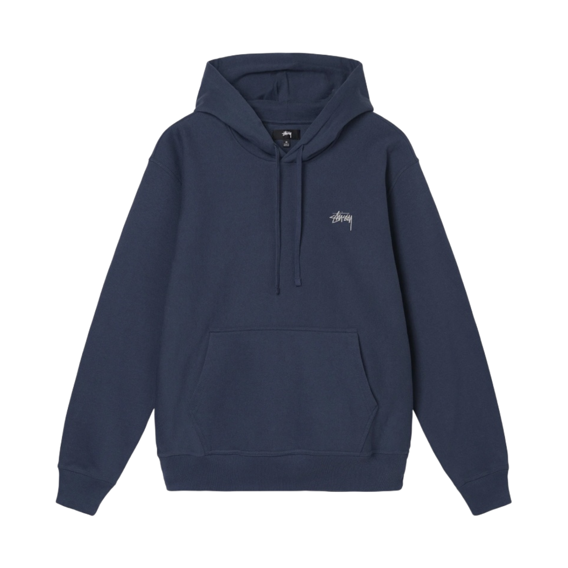 스투시 오버다이드 스탁 로고 후드 네이비(Stussy Overdyed Stock Logo Hoodie Navy) - 1