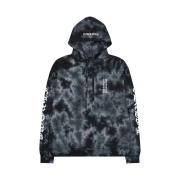 Chrome Hearts Horseshoe Tie Dye Hoodie Black