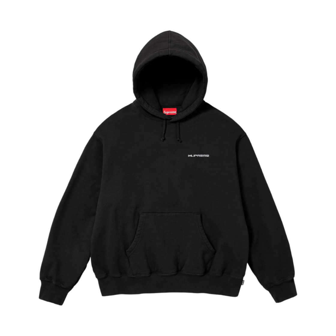 슈프림 AOI 스택 후드 스웨트셔츠 블랙 - 24FW(Supreme AOI Stacked Hooded Sweatshirt Black - 24FW) - 2