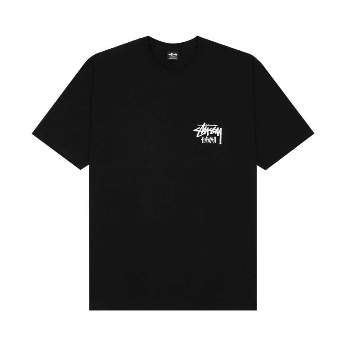 스투시 스탁 화와이 티셔츠 블랙(Stussy Stock Hawaii T-Shirt Black) - 2