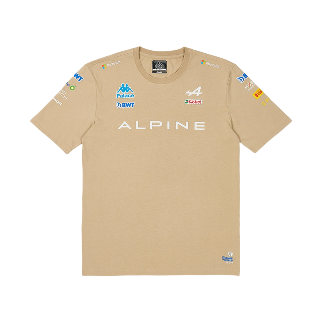 팔라스 x 카파 포 알파인 티셔츠 탄 - 23FW(Palace x Kappa For Alpine T-Shirt Tan - 23FW) - 2