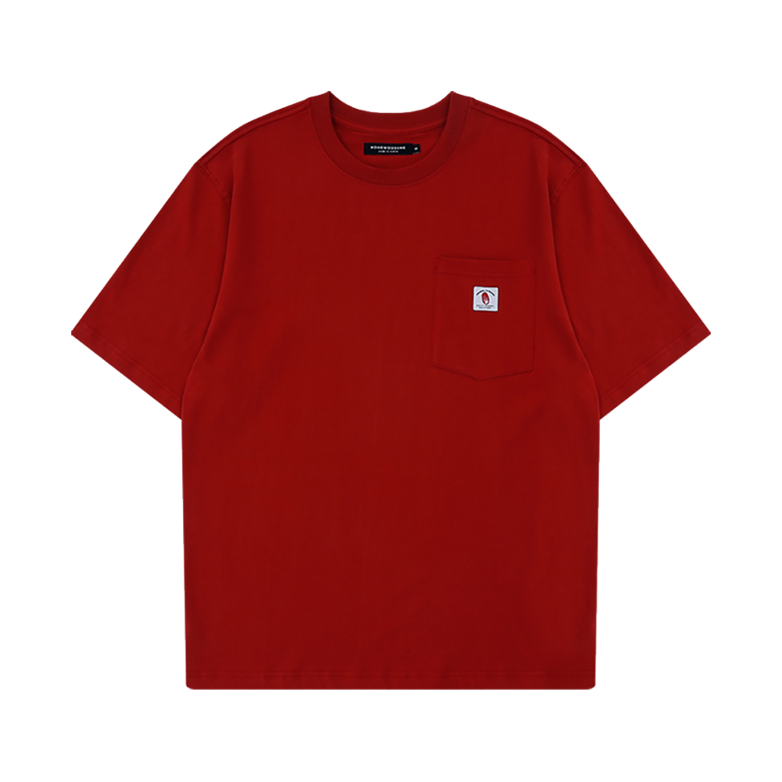 SS24TST010DR Hongwoosung Personal In Charge Pocket T Shirt Deep Red