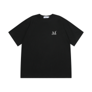 MUCENT Kurt Metal Logo Signature Half T Black