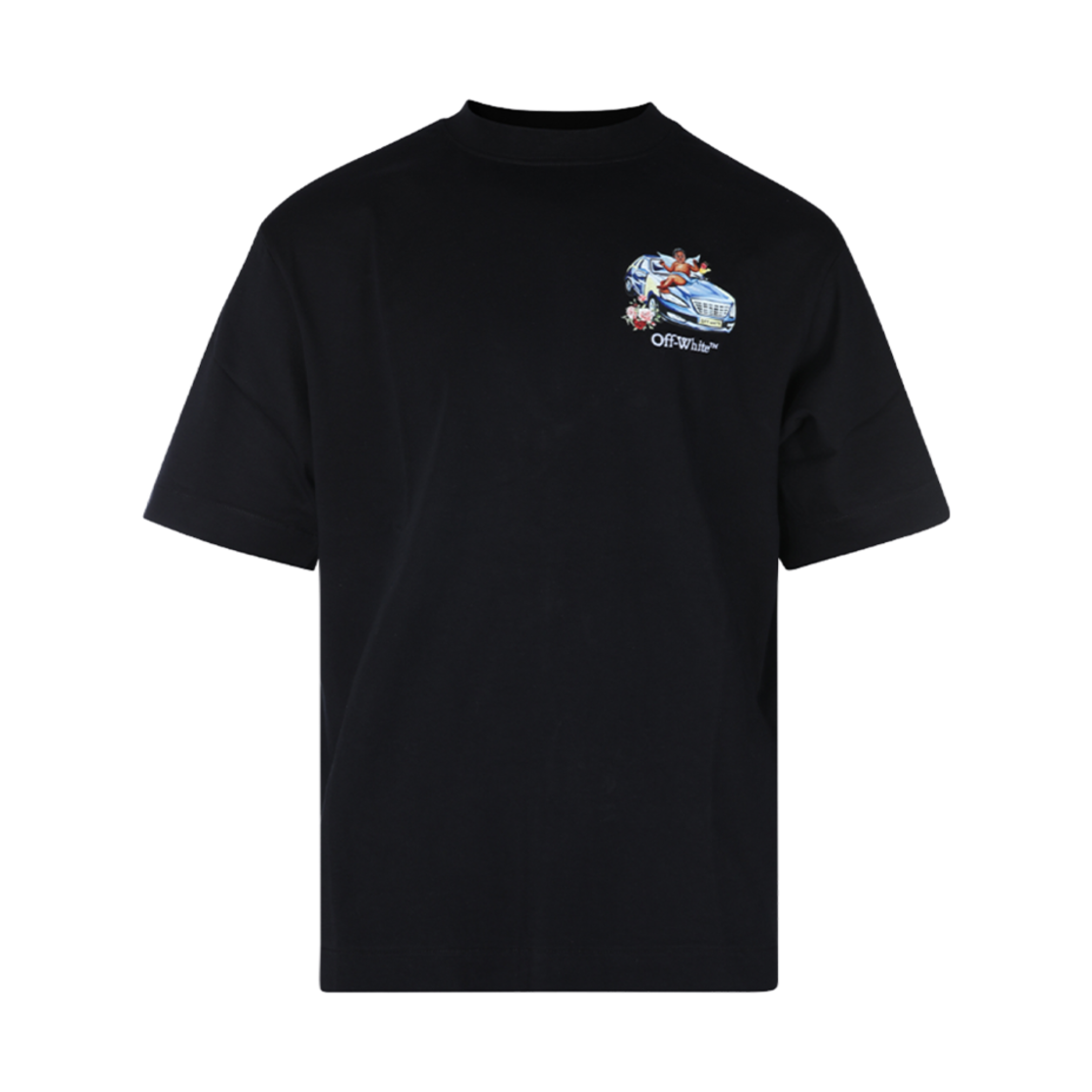 OMAA120S25JER0031001 Off-White Arrow Skate T-Shirt Black