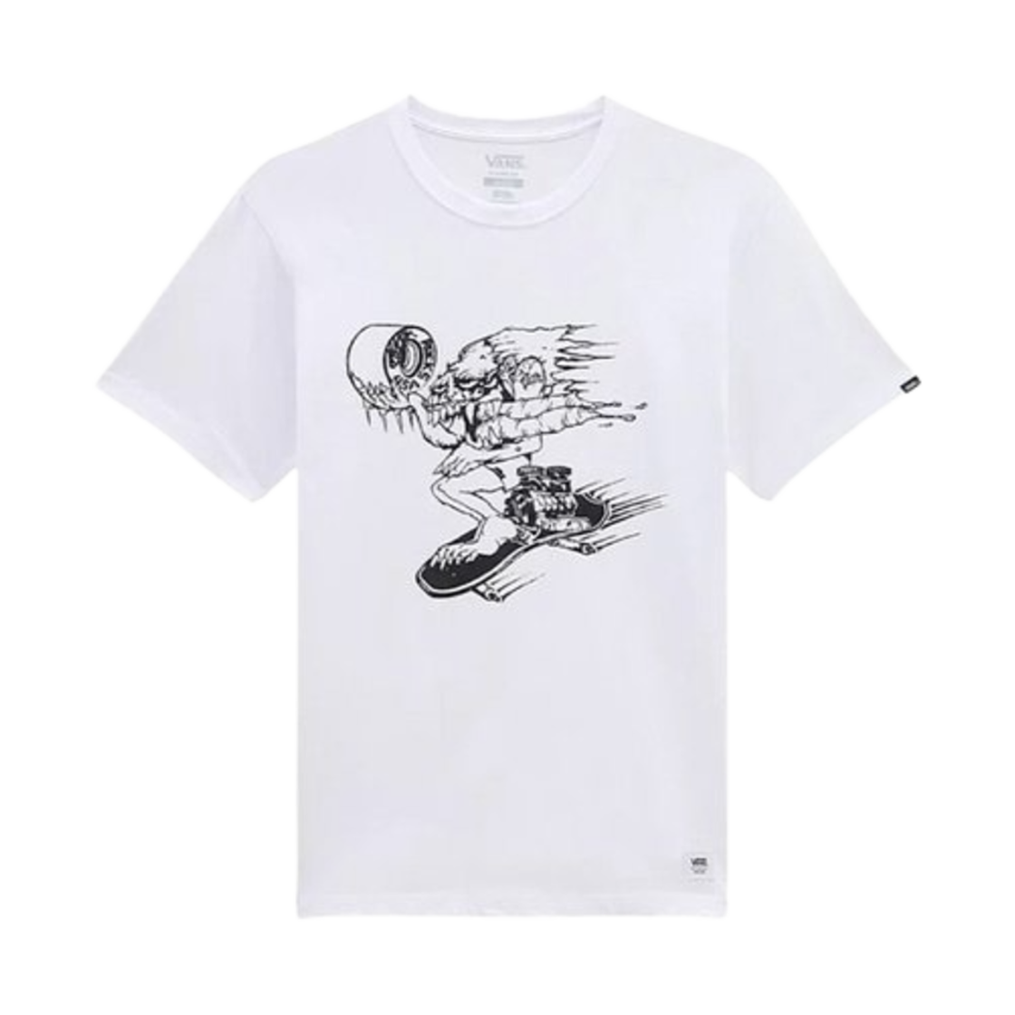 반스 x 알바 스케이트 숏슬리브 티셔츠 화이트(Vans x Alva Skate S/S T-Shirt White)
