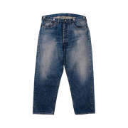 A.Presse No.22 Washed Wide Denim Pants Indigo - 24SS