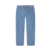 Supreme Multi Type Jacquard Regular Jean Blue - 22FW