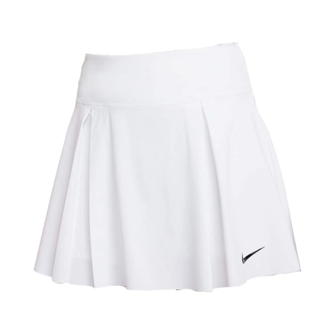 (W) 나이키 드라이핏 어드벤티지 테니스 스커트 화이트 블랙 - 아시아