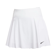 (W) Nike Dri-Fit Advantage Tennis Skirt White Black - Asia