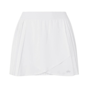 (W) Alo Yoga Aces Tennis Skirt White