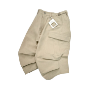 Nonnod Side Cargo Shorts Beige