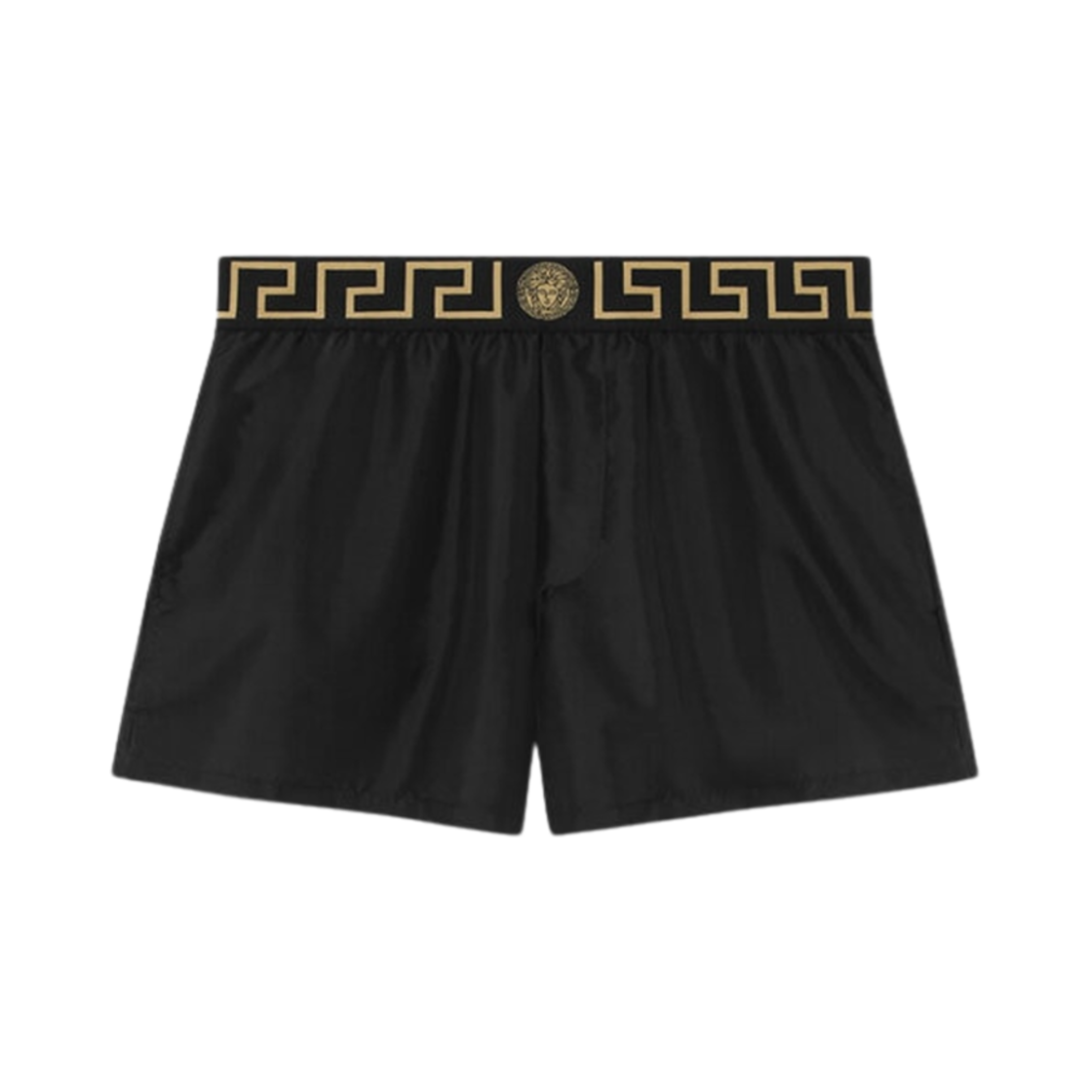 ABU01022-1A11120-A80G Versace Greca Border Swim Shorts Black