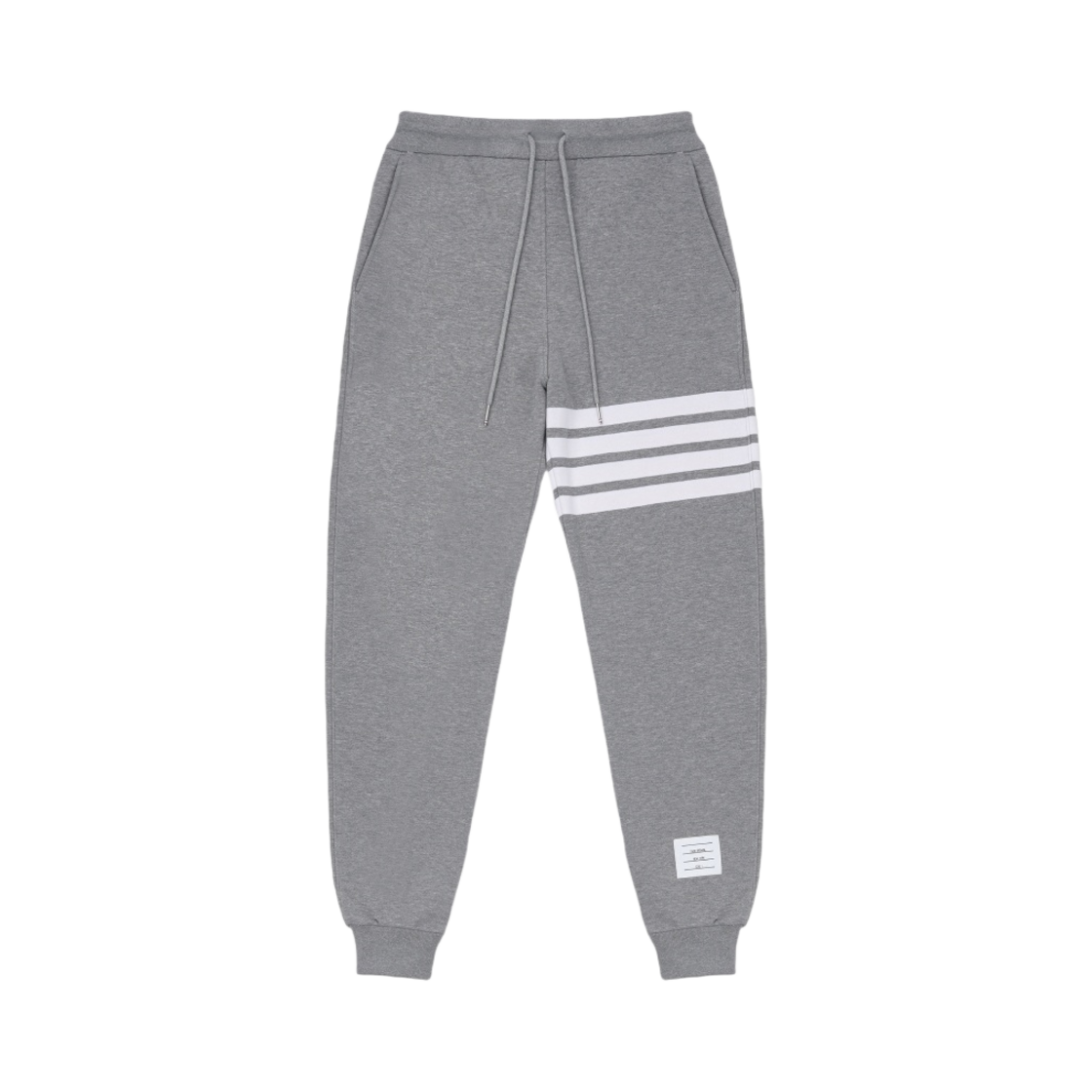 MJQ008H-00535-068 Thom Browne Classic Loopback Engineered 4-Bar Classic Sweatpants Light Grey
