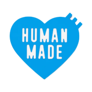 Human Made Heart Rubber Coaster Blue
