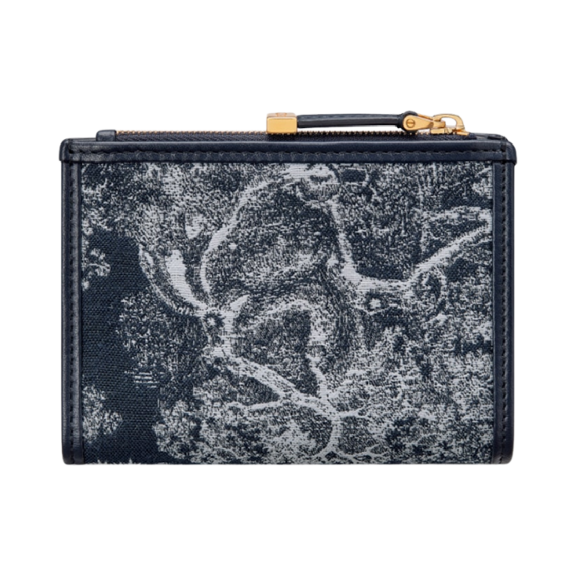 디올 30 몽테뉴 달리아 지갑 블루 리버스 자카드(Dior 30 Montaigne Dahlia Wallet Blue Reverse Jacquard) - 4