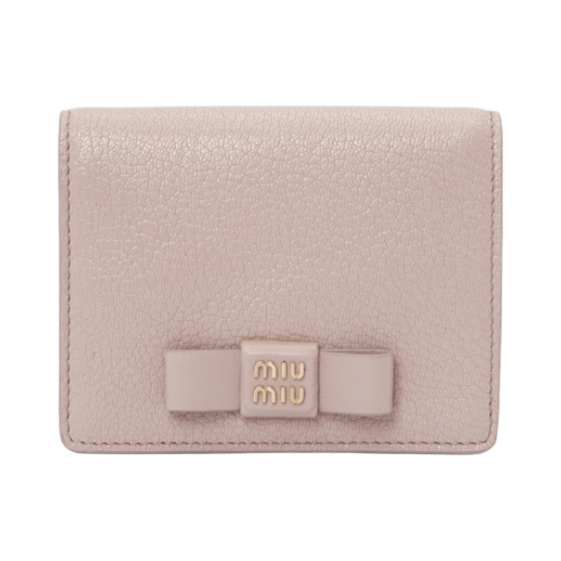 미우 미우 스몰 마드라스 레더 월렛 오팔(Miu Miu Small Madras Leather Wallet Opal)