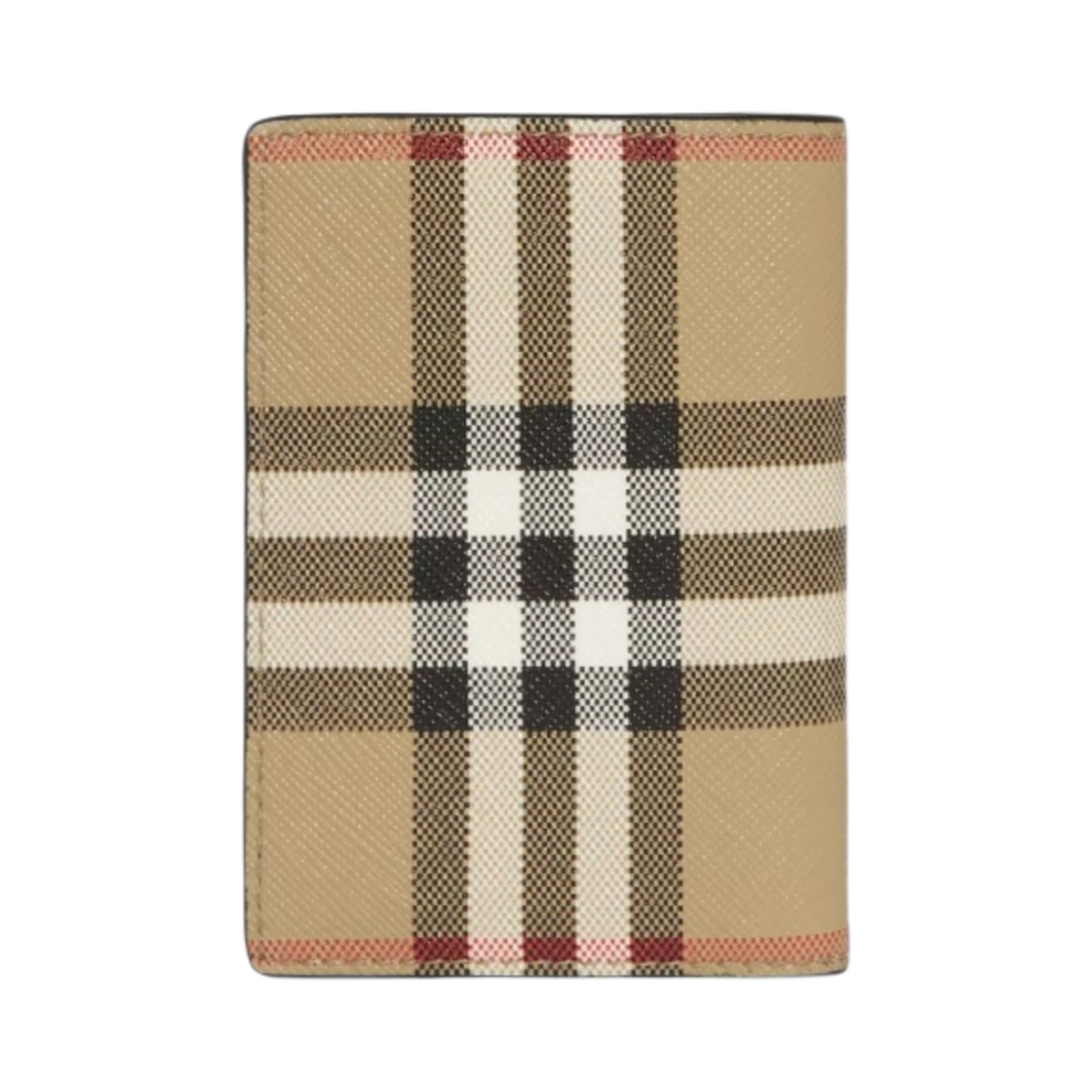 버버리 빈티지 체크 레더 폴딩 카드 케이스 아카이브 베이지(Burberry Vintage Check and Leather Folding Card Case Archive Beige) - 4