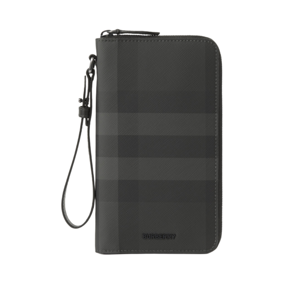 버버리 체크 트래블 지갑 차콜(Burberry Check Travel Wallet Charcoal) - 1