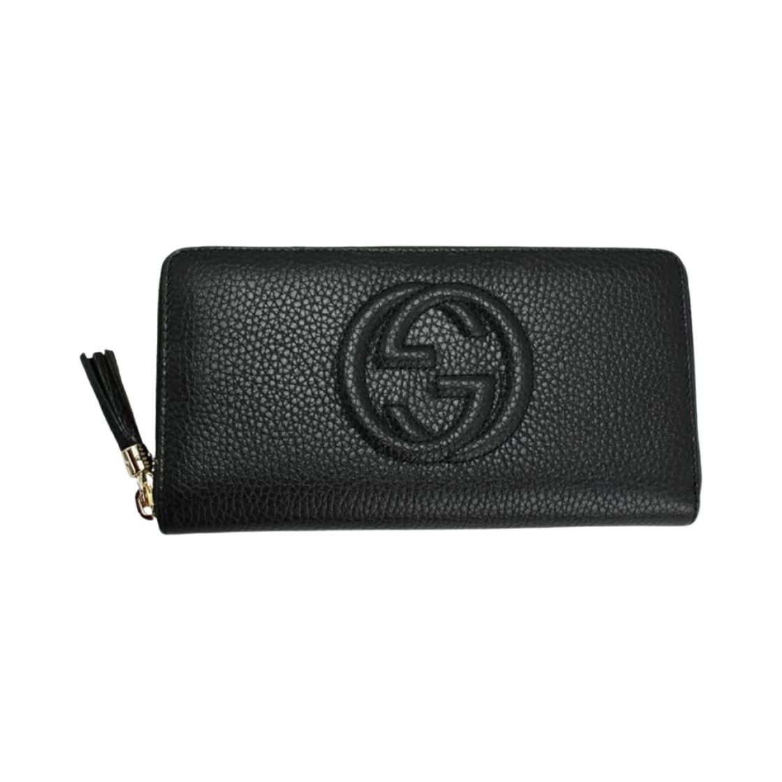 구찌 소호 롱 지퍼 지갑 블랙(Gucci Soho Long Zipper Wallet Black)