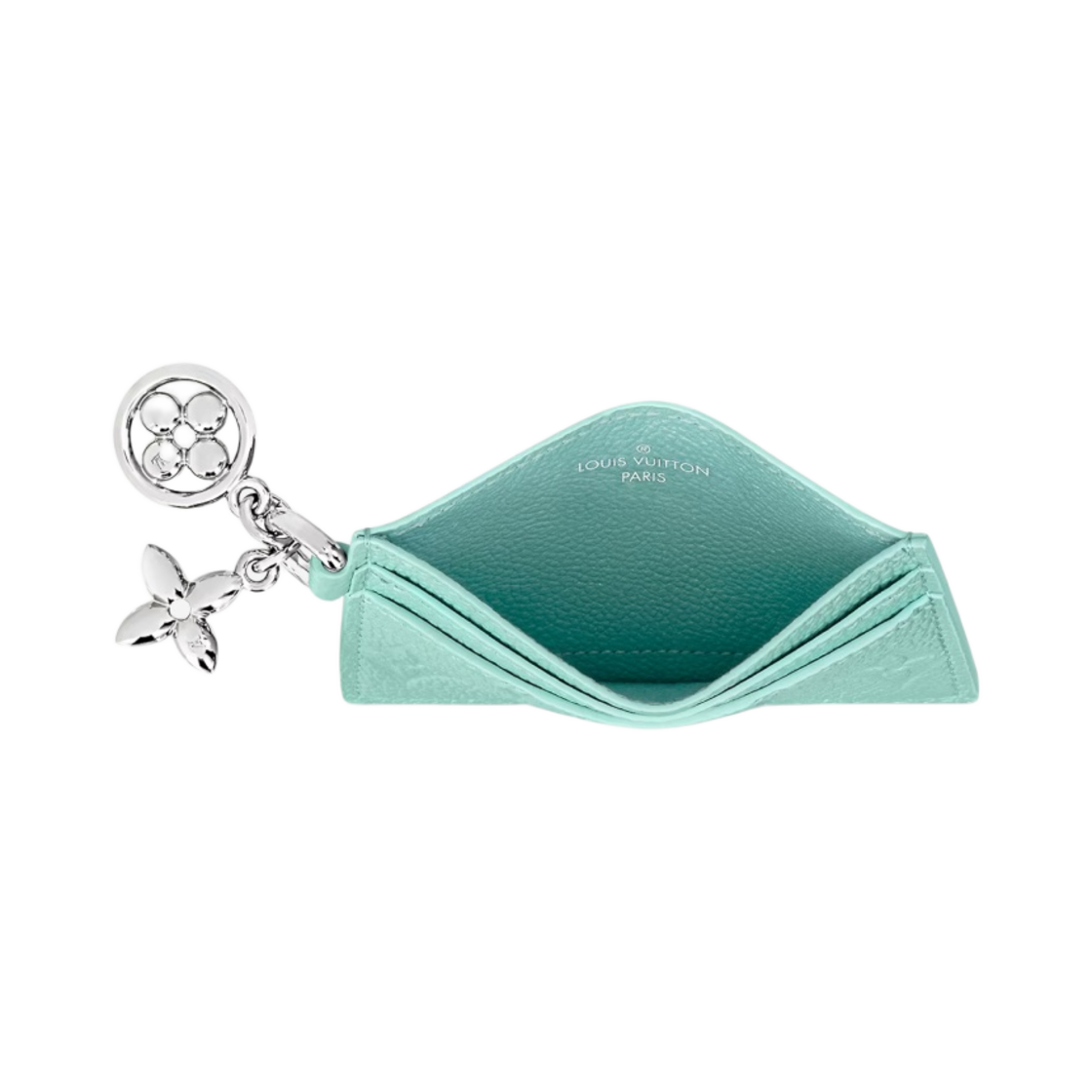 루이비통 LV 참 카드 홀더 펄리 라군 터콰이즈(Louis Vuitton LV Charms Card Holder Pearly Lagoon Turquoise) - 2