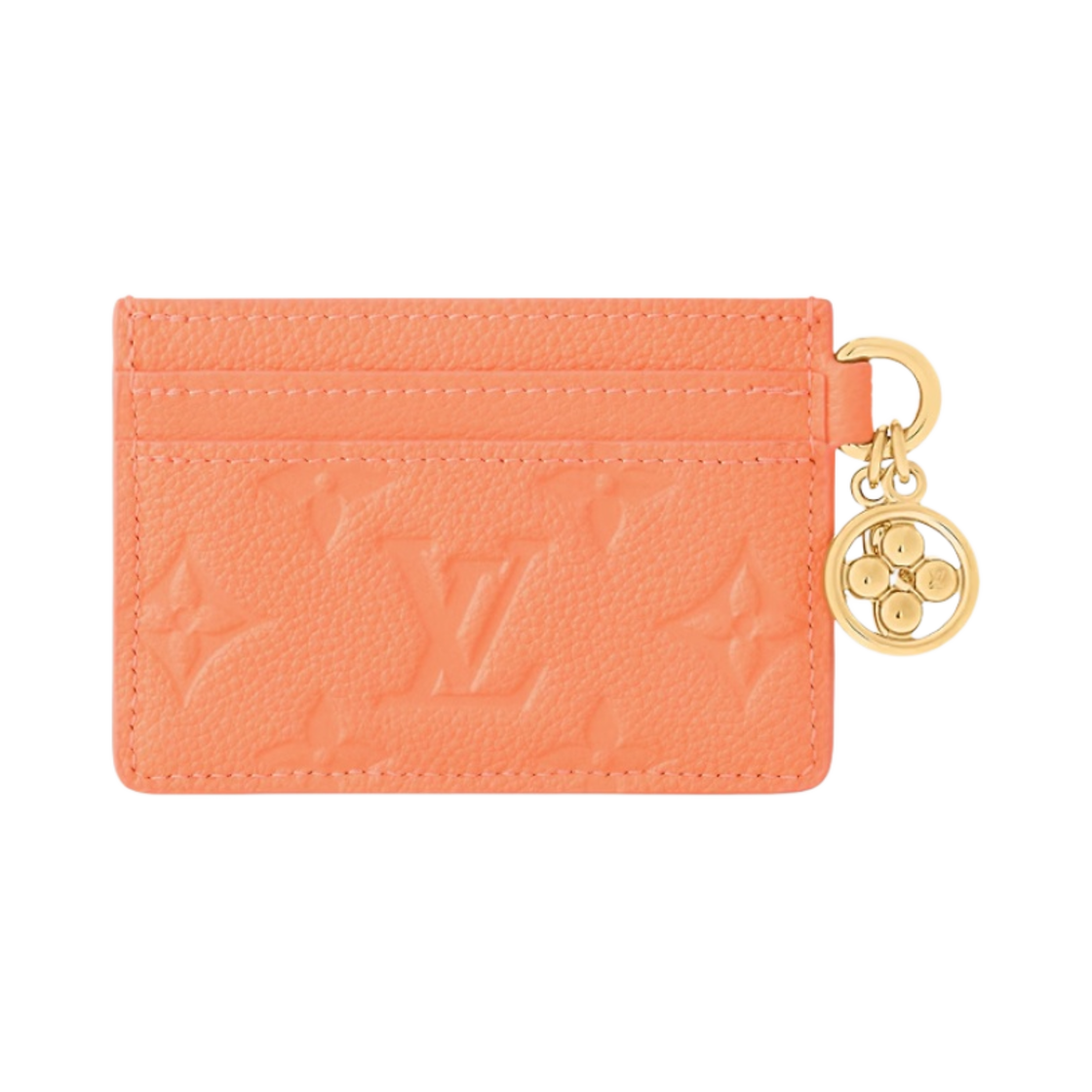 루이비통 LV 참 카드 홀더 모노그램 앙프렝뜨 아프리콧(Louis Vuitton LV Charms Card Holder Monogram Empreinte Apricot) - 2