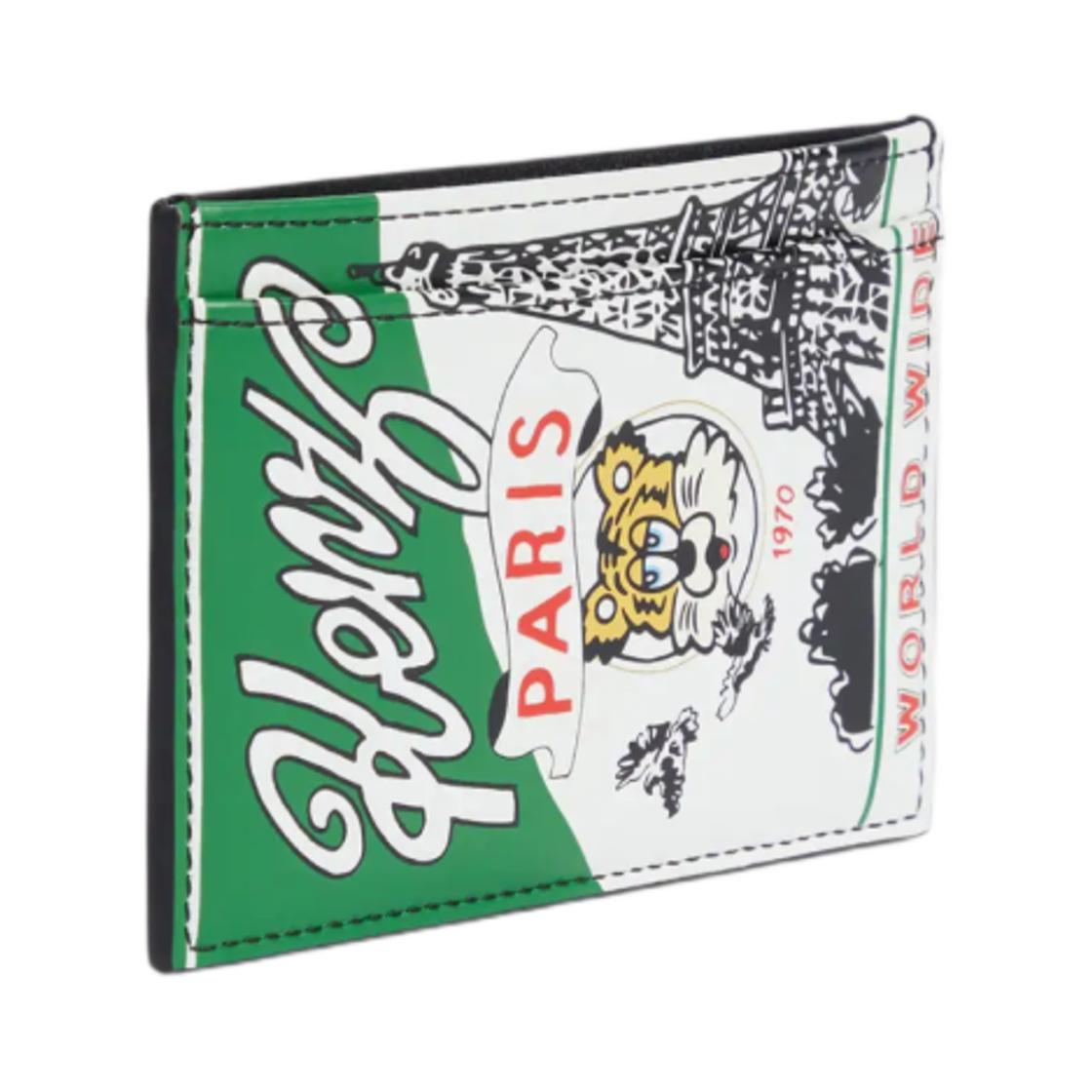 겐조 x 베르디 마켓 카드 홀더 레더 블랙(Kenzo x Verdy Market Card Holder in Leather Black)
