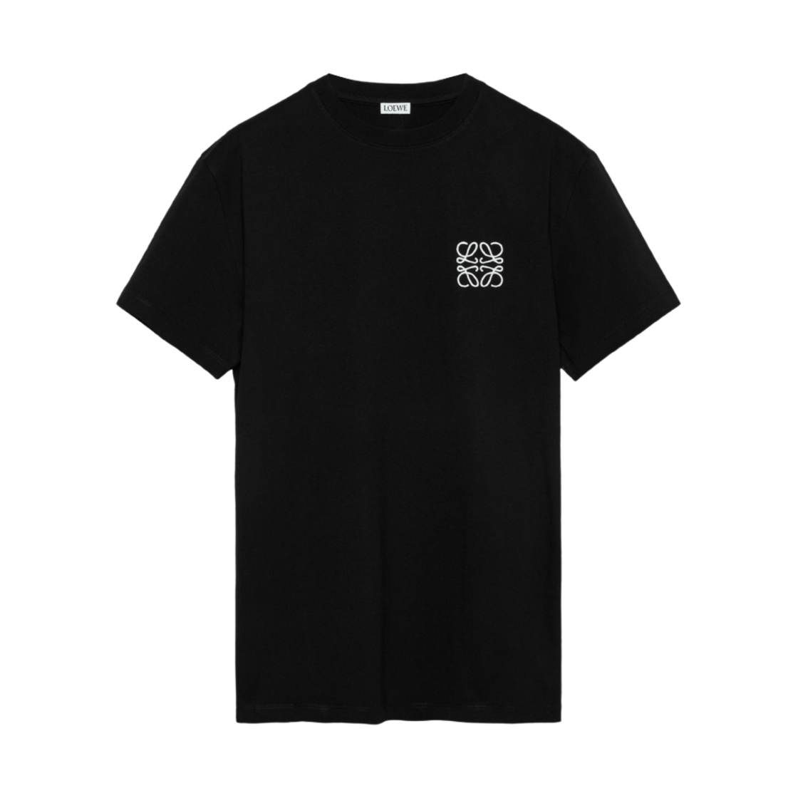 로에베 레귤러 핏 코튼 티셔츠 블랙(Loewe Regular Fit T-Shirt in Cotton Black)
