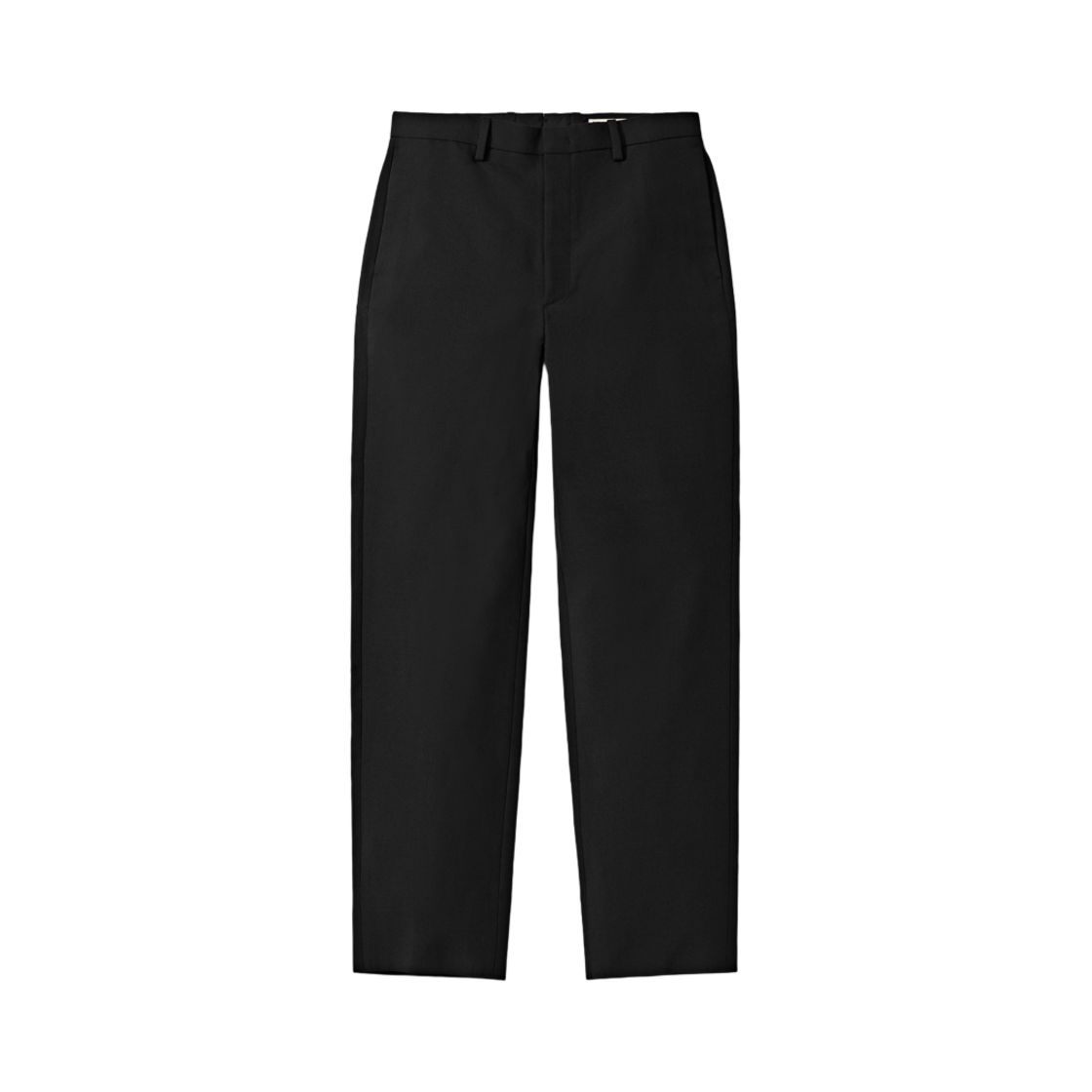 포터리 울 테이퍼드 팬츠 브리티쉬 하드 울 개버딘 클로스 블랙(Pottery Wool Tapered Pants British Hard Wool Gabardine Cloth Black)