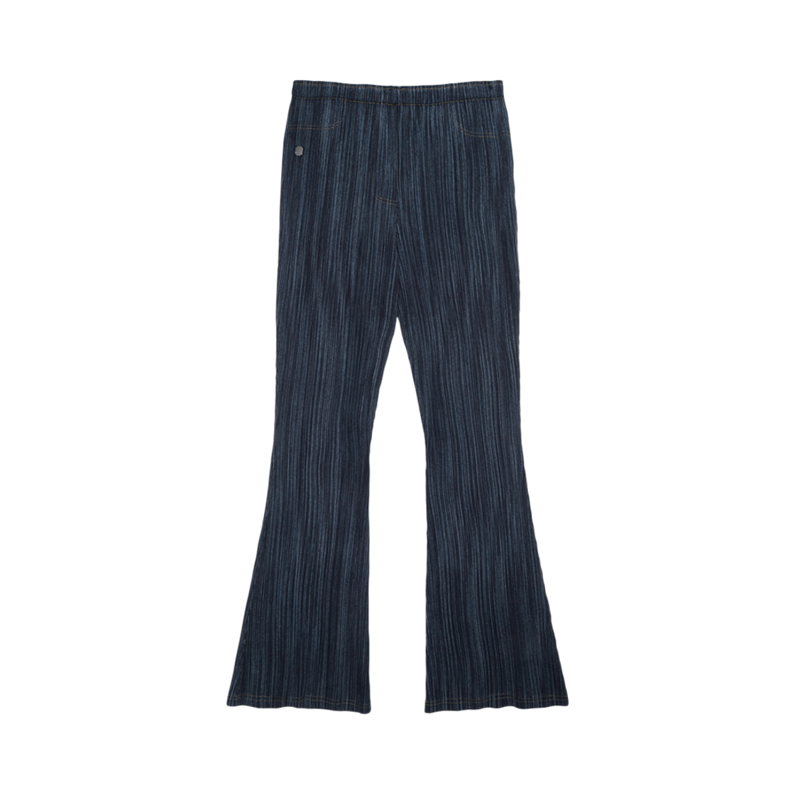 MK2434PT038MNA (W) Matin Kim Pleats Stitch Layered Pants Navy