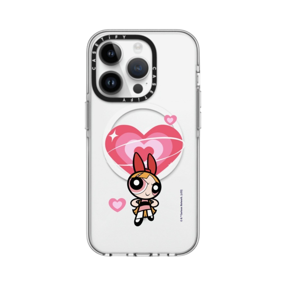 케이스티파이 x 파워퍼프걸 커스텀 아이폰 블라썸 클리어 케이스 클리어(Casetify x The Powerpuff Girls Custom iPhone Blossom Clear Case Clear) - 1