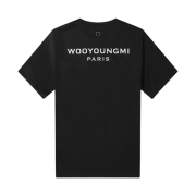 Wooyoungmi White Back Logo T-Shirt Black - 22SS