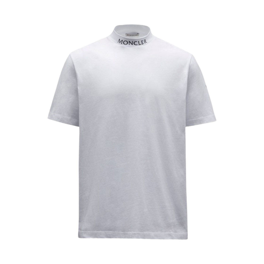 몽클레르 로고 넥 티셔츠 옵티컬 화이트 - 22FW(Moncler Logo Neck T-Shirt Optical White - 22FW) - 1