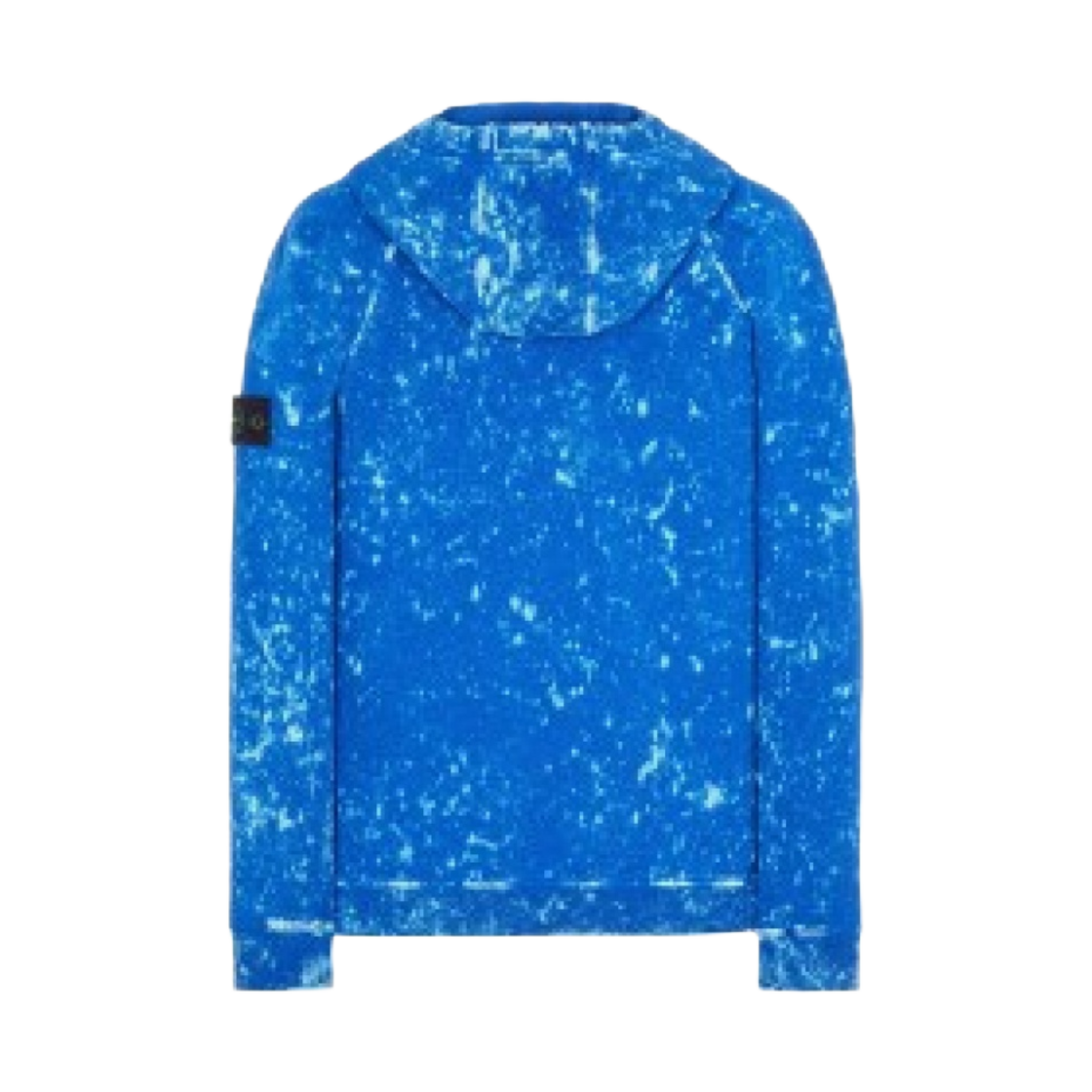 스톤 아일랜드 61338 오프-다이 트리트먼트 후드 스웨트셔츠 블루에뜨 - 22SS(Stone Island 61338 Off-Dye Treatment Hooded Sweatshirt Bluette - 22SS) - 2