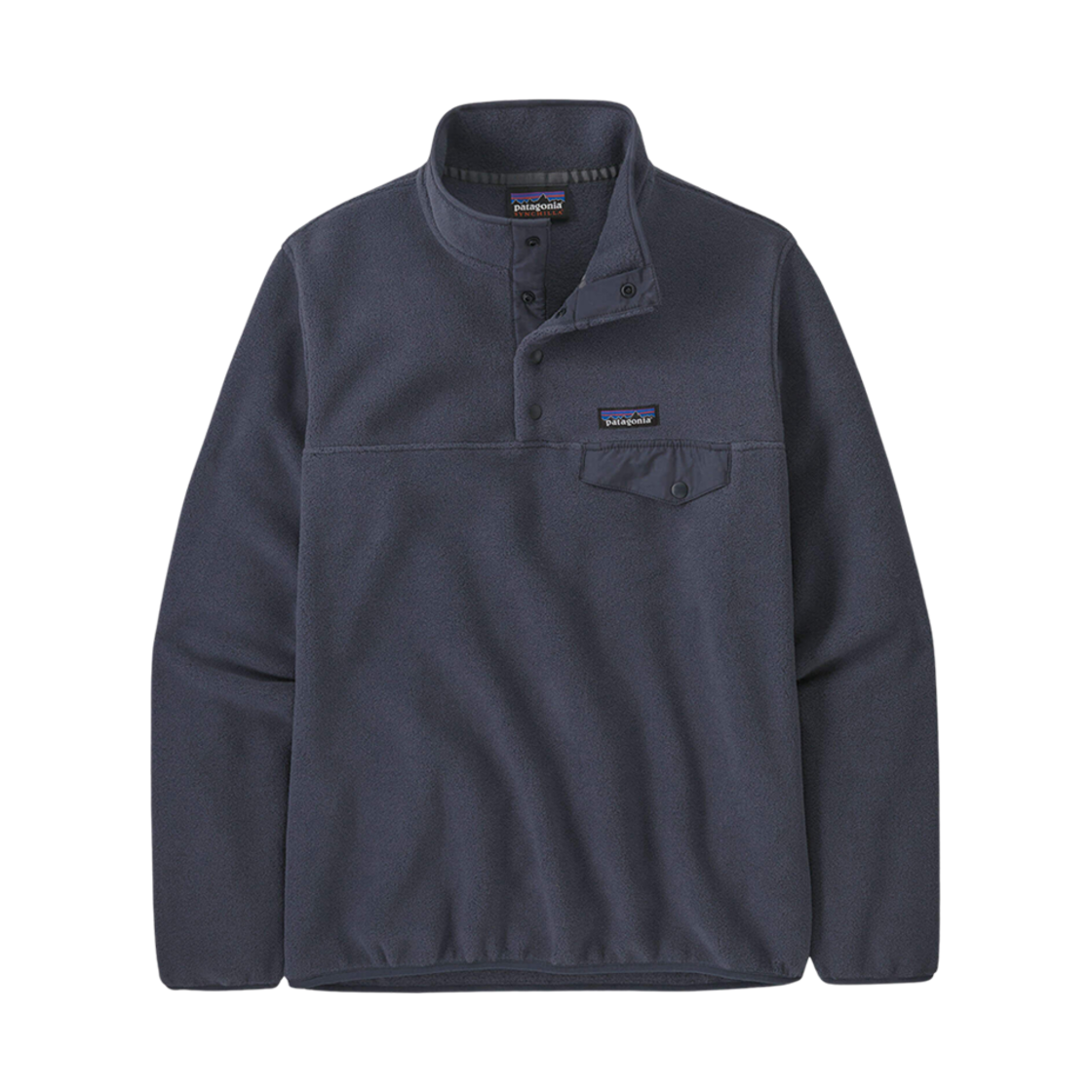 25455 (W) Patagonia Lightweight Synchilla Snap-T Fleece Pullover Smolder Blue